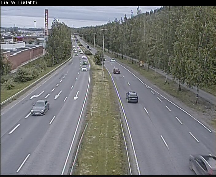 Weather Camera Image Väg 65 Tammerfors, Lielahti, Tampere, Pirkanmaa