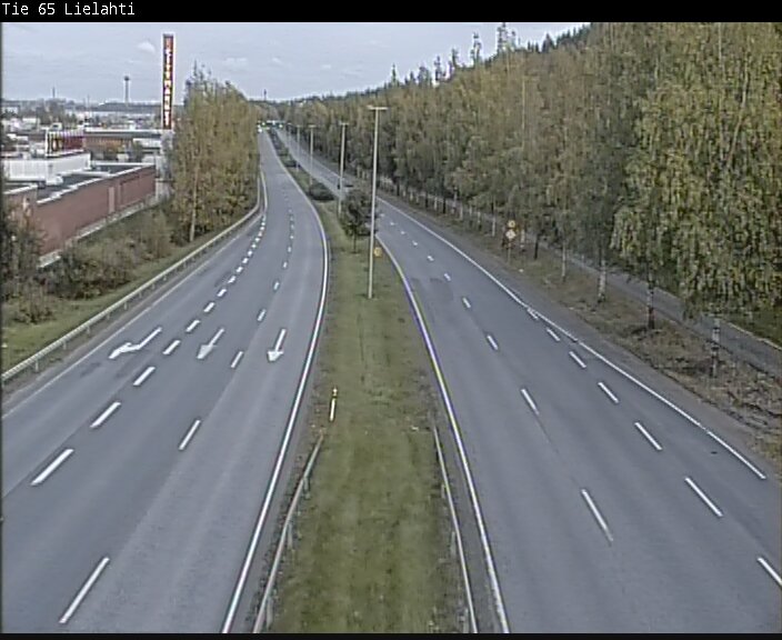 Weather Camera Image Väg 65 Tammerfors, Lielahti, Tampere, Pirkanmaa