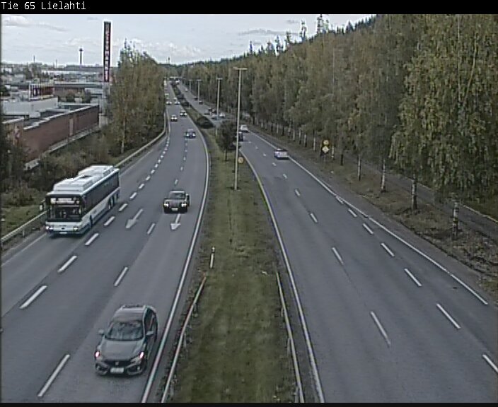 Weather Camera Image Väg 65 Tammerfors, Lielahti, Tampere, Pirkanmaa