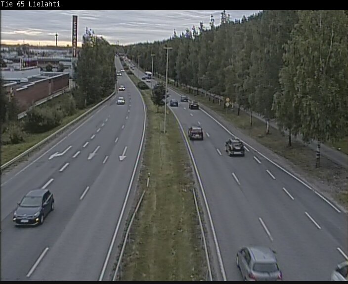 Weather Camera Image Väg 65 Tammerfors, Lielahti, Tampere, Pirkanmaa