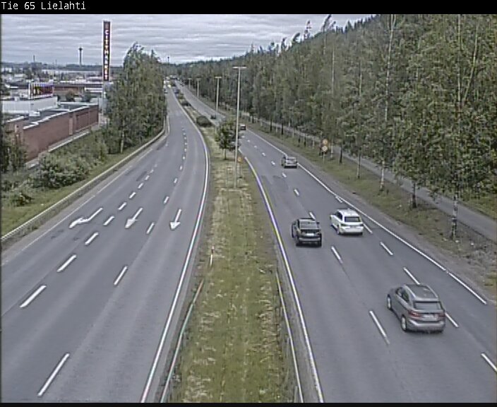 Weather Camera Image Väg 65 Tammerfors, Lielahti, Tampere, Pirkanmaa