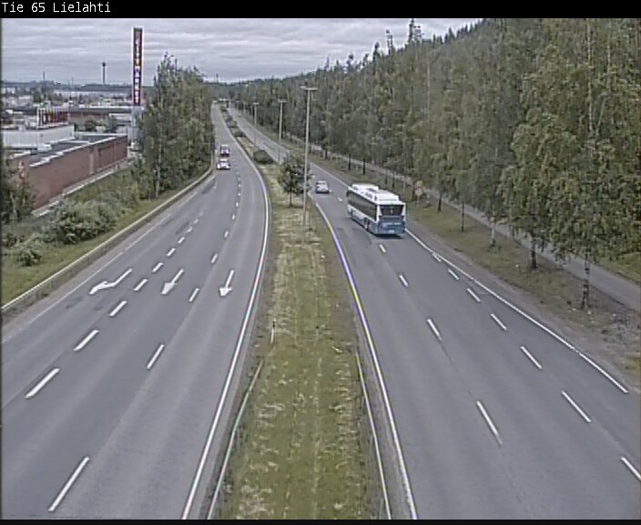 Weather Camera Image Väg 65 Tammerfors, Lielahti, Tampere, Pirkanmaa