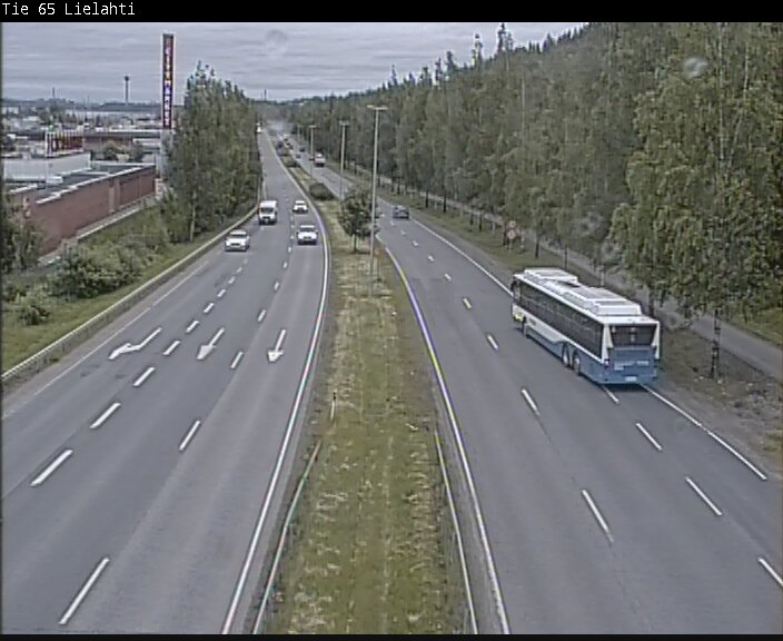 Weather Camera Image Väg 65 Tammerfors, Lielahti, Tampere, Pirkanmaa