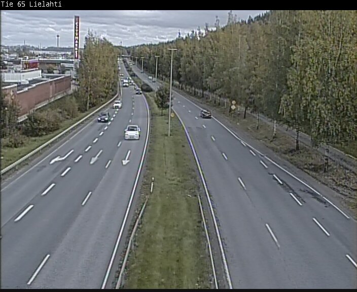 Weather Camera Image Väg 65 Tammerfors, Lielahti, Tampere, Pirkanmaa
