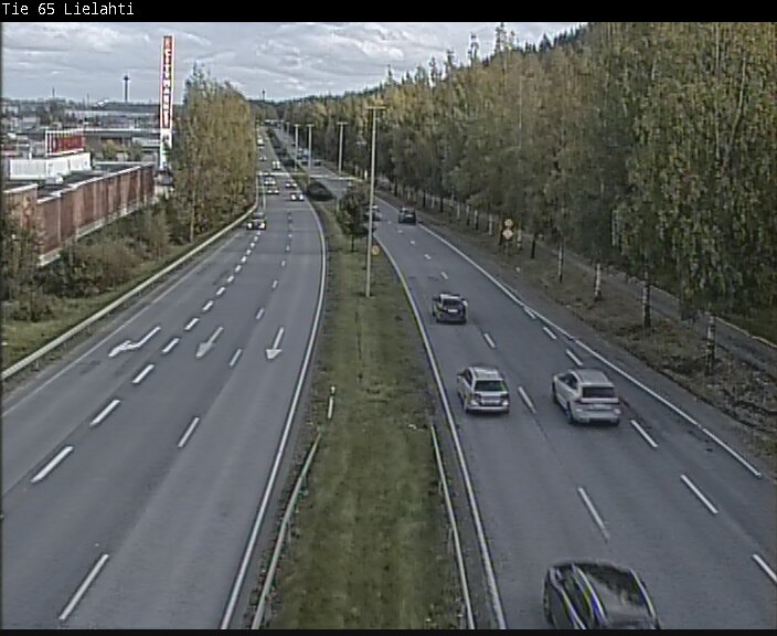 Weather Camera Image Väg 65 Tammerfors, Lielahti, Tampere, Pirkanmaa