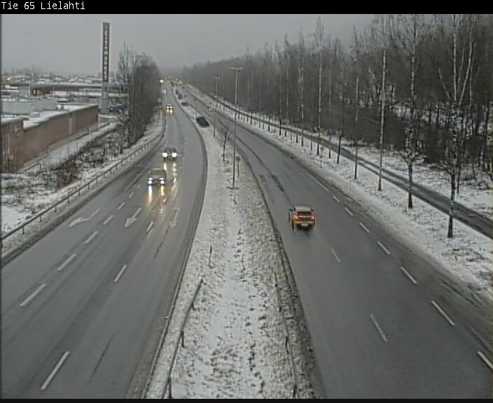 Weather Camera Image Väg 65 Tammerfors, Lielahti, Tampere, Pirkanmaa