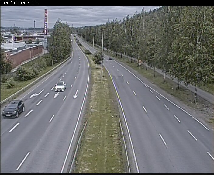 Weather Camera Image Väg 65 Tammerfors, Lielahti, Tampere, Pirkanmaa