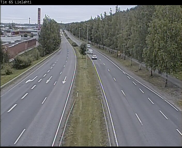 Weather Camera Image Väg 65 Tammerfors, Lielahti, Tampere, Pirkanmaa
