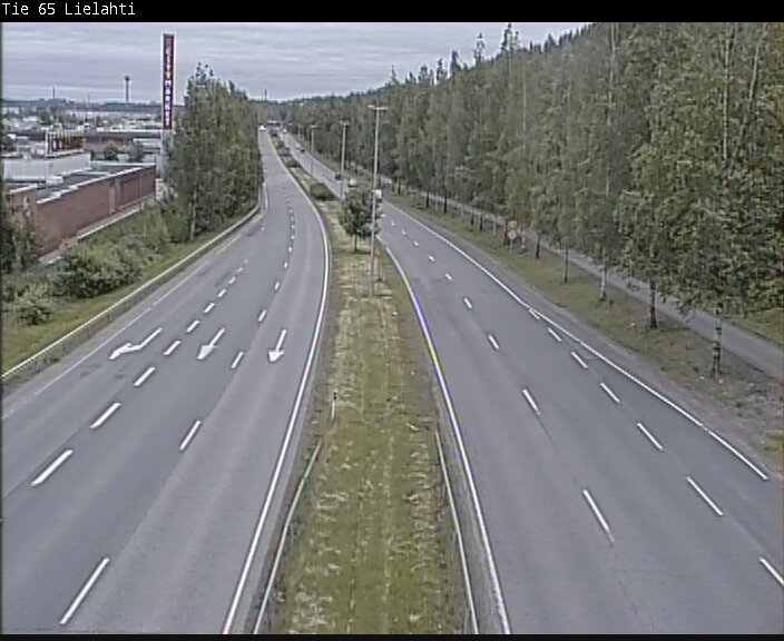 Weather Camera Image Väg 65 Tammerfors, Lielahti, Tampere, Pirkanmaa