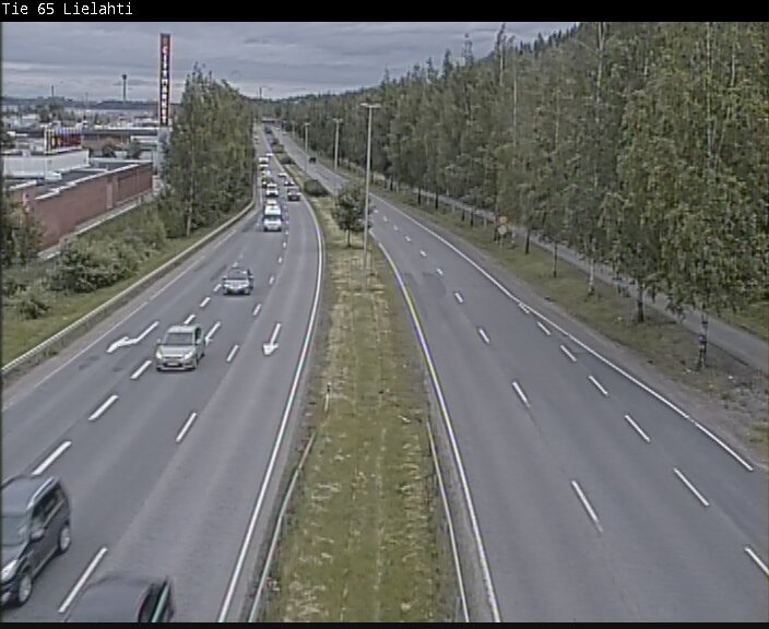 Weather Camera Image Väg 65 Tammerfors, Lielahti, Tampere, Pirkanmaa