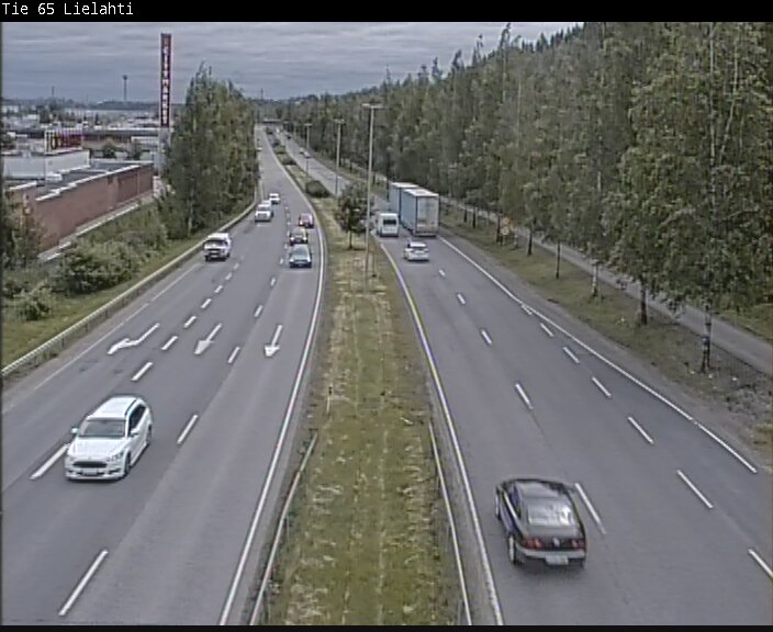 Weather Camera Image Väg 65 Tammerfors, Lielahti, Tampere, Pirkanmaa