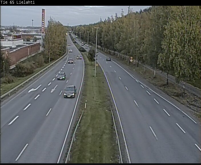 Weather Camera Image Väg 65 Tammerfors, Lielahti, Tampere, Pirkanmaa