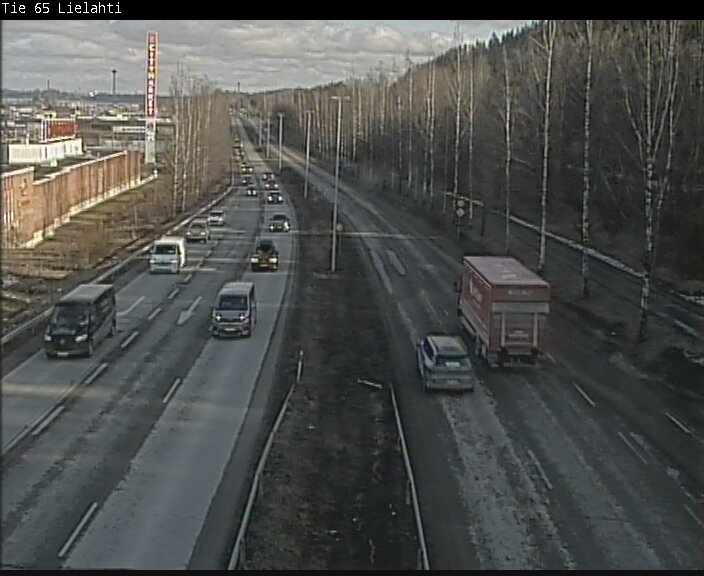 Weather Camera Image Road 65 Tampere, Lielahti, Tampere, Pirkanmaa