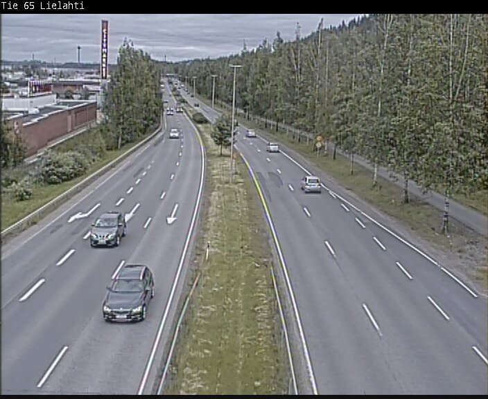 Weather Camera Image Väg 65 Tammerfors, Lielahti, Tampere, Pirkanmaa