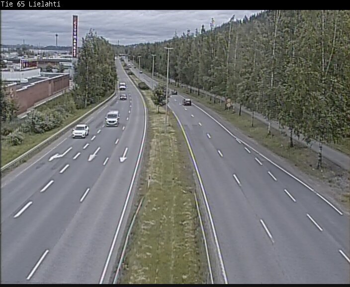 Weather Camera Image Väg 65 Tammerfors, Lielahti, Tampere, Pirkanmaa