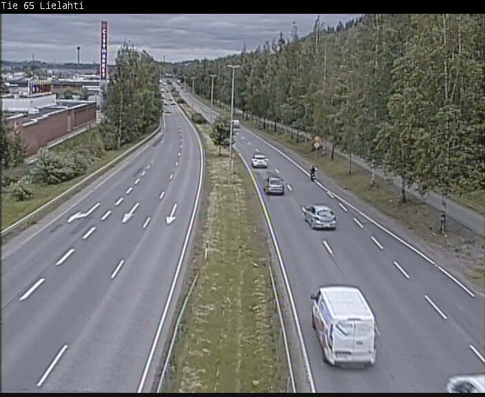 Weather Camera Image Väg 65 Tammerfors, Lielahti, Tampere, Pirkanmaa