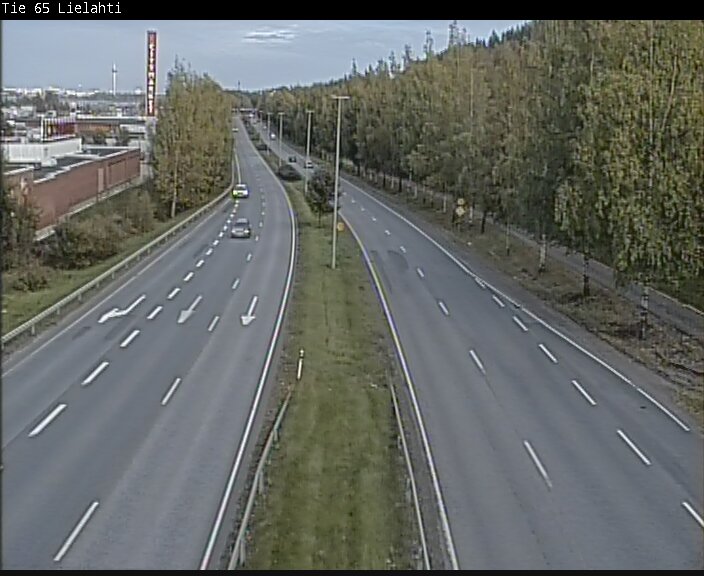 Weather Camera Image Väg 65 Tammerfors, Lielahti, Tampere, Pirkanmaa