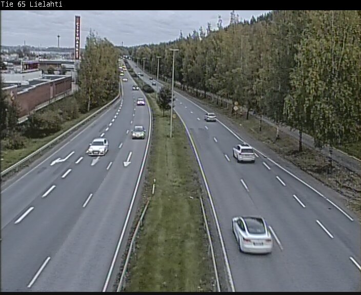 Weather Camera Image Väg 65 Tammerfors, Lielahti, Tampere, Pirkanmaa