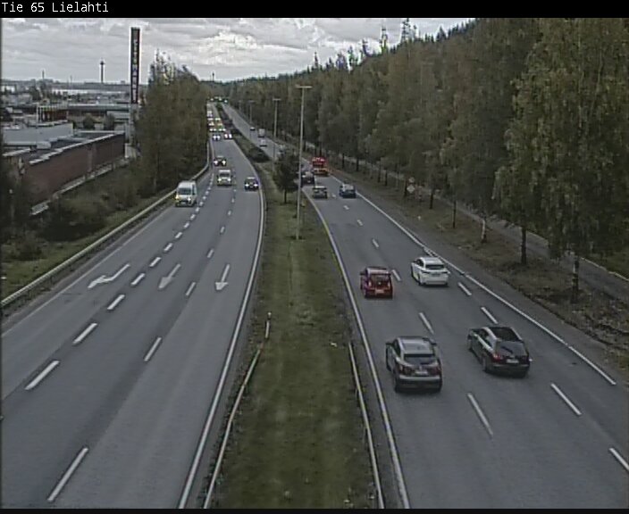Weather Camera Image Väg 65 Tammerfors, Lielahti, Tampere, Pirkanmaa