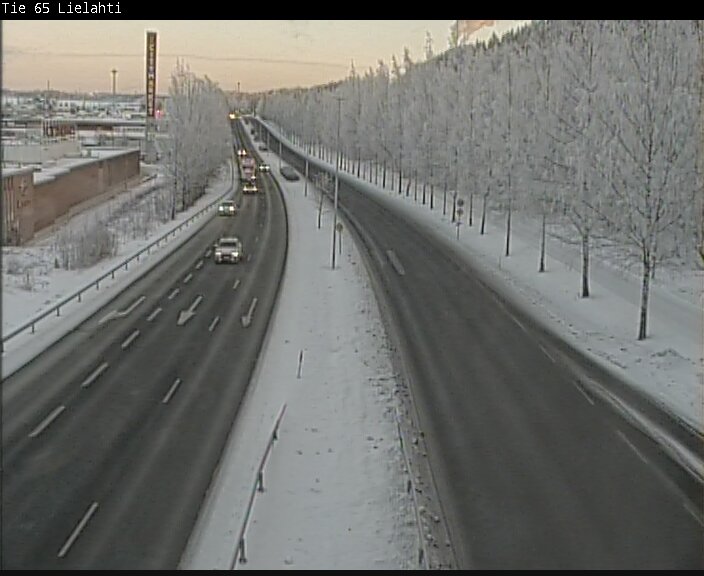 Weather Camera Image Väg 65 Tammerfors, Lielahti, Tampere, Pirkanmaa