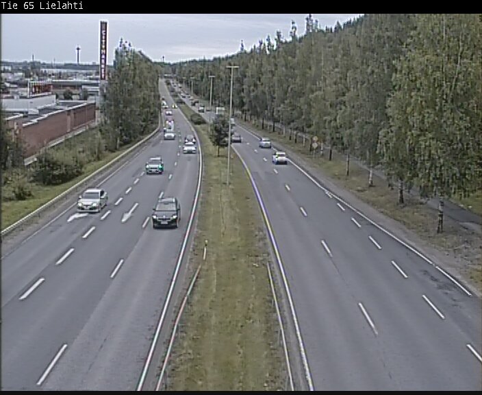 Weather Camera Image Väg 65 Tammerfors, Lielahti, Tampere, Pirkanmaa