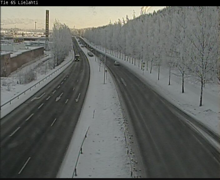 Weather Camera Image Väg 65 Tammerfors, Lielahti, Tampere, Pirkanmaa