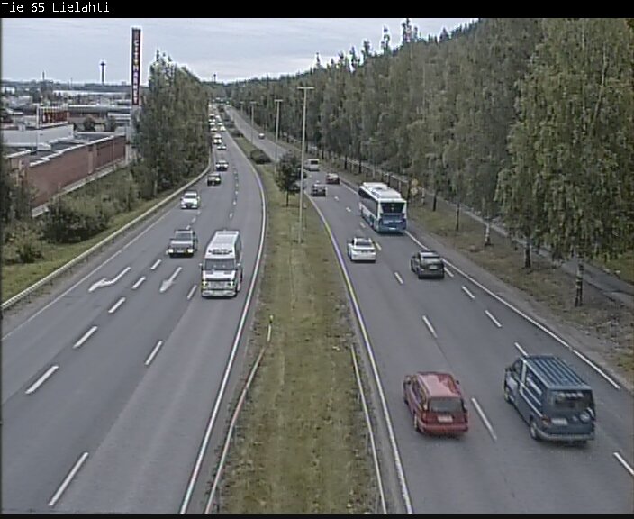 Weather Camera Image Väg 65 Tammerfors, Lielahti, Tampere, Pirkanmaa