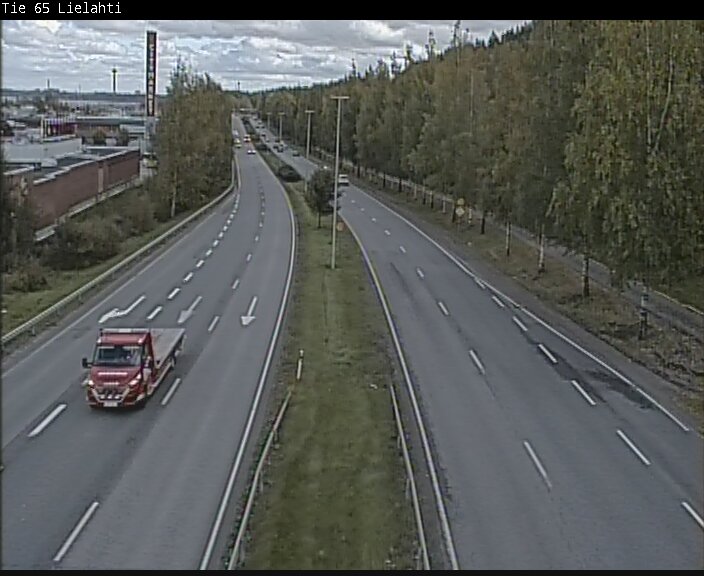 Weather Camera Image Väg 65 Tammerfors, Lielahti, Tampere, Pirkanmaa