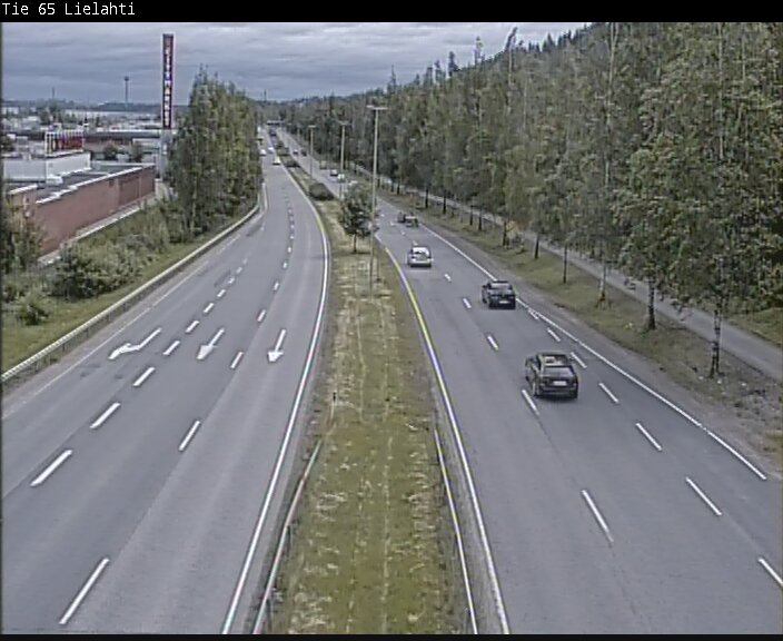 Weather Camera Image Väg 65 Tammerfors, Lielahti, Tampere, Pirkanmaa