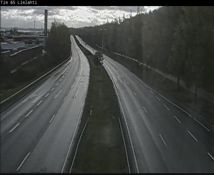 Weather Camera Image Väg 65 Tammerfors, Lielahti, Tampere, Pirkanmaa