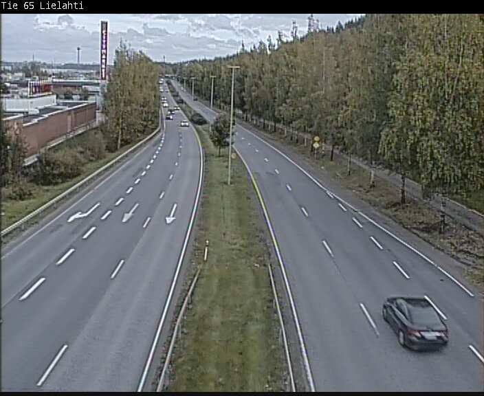 Weather Camera Image Väg 65 Tammerfors, Lielahti, Tampere, Pirkanmaa