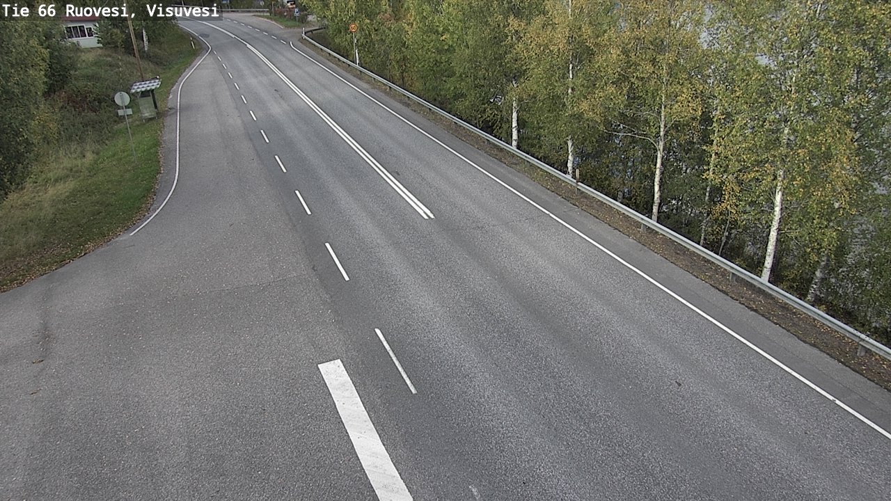 Weather Camera Image Road 66 Ruovesi, Visuvesi, Ruovesi, Pirkanmaa