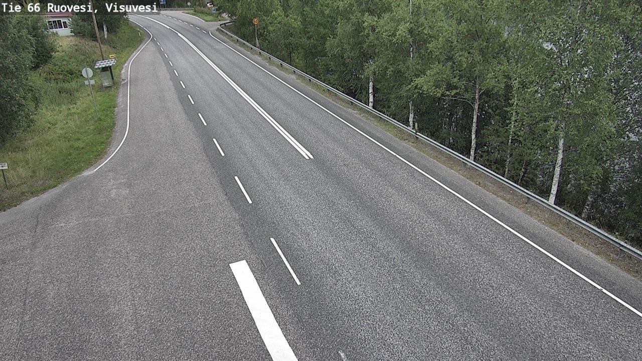 Weather Camera Image Väg 66 Ruovesi, Visuvesi, Ruovesi, Pirkanmaa