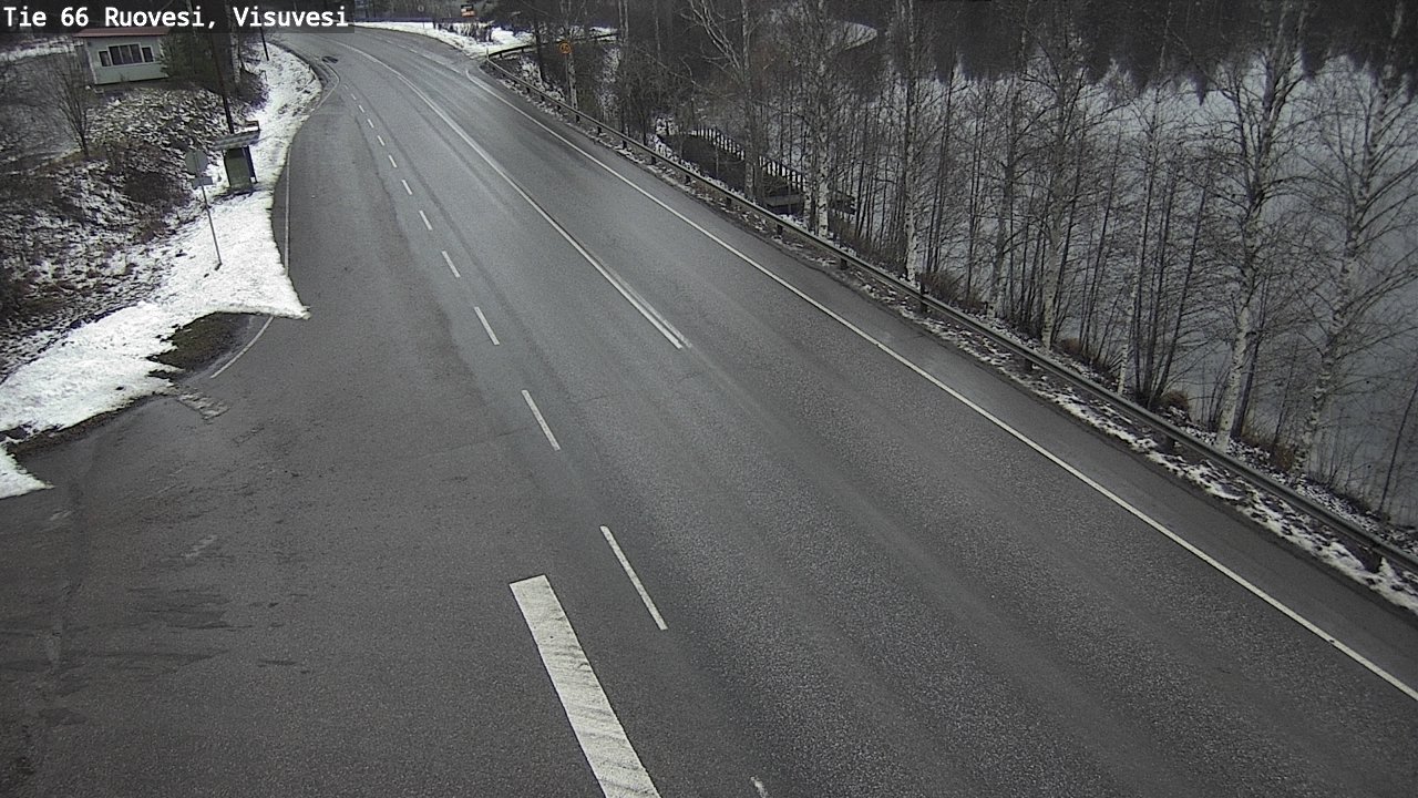 Weather Camera Image Väg 66 Ruovesi, Visuvesi, Ruovesi, Pirkanmaa