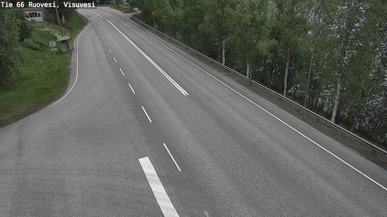 Weather Camera Image Väg 66 Ruovesi, Visuvesi, Ruovesi, Pirkanmaa