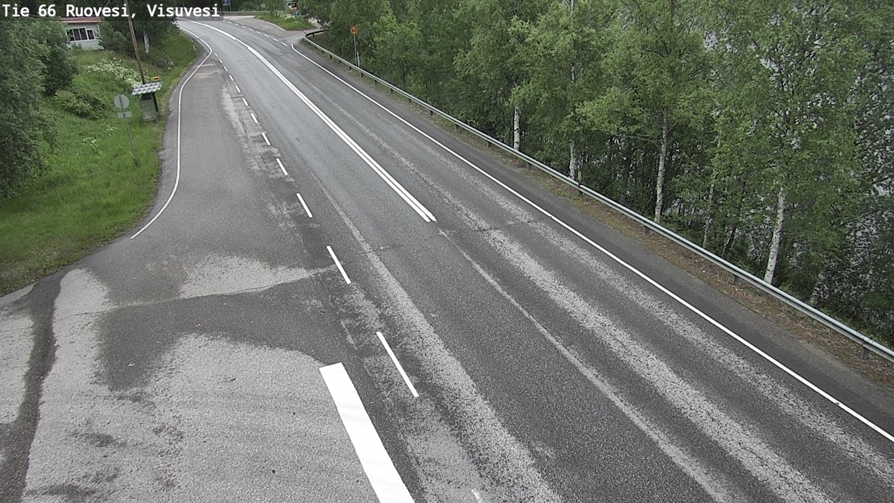 Weather Camera Image Väg 66 Ruovesi, Visuvesi, Ruovesi, Pirkanmaa