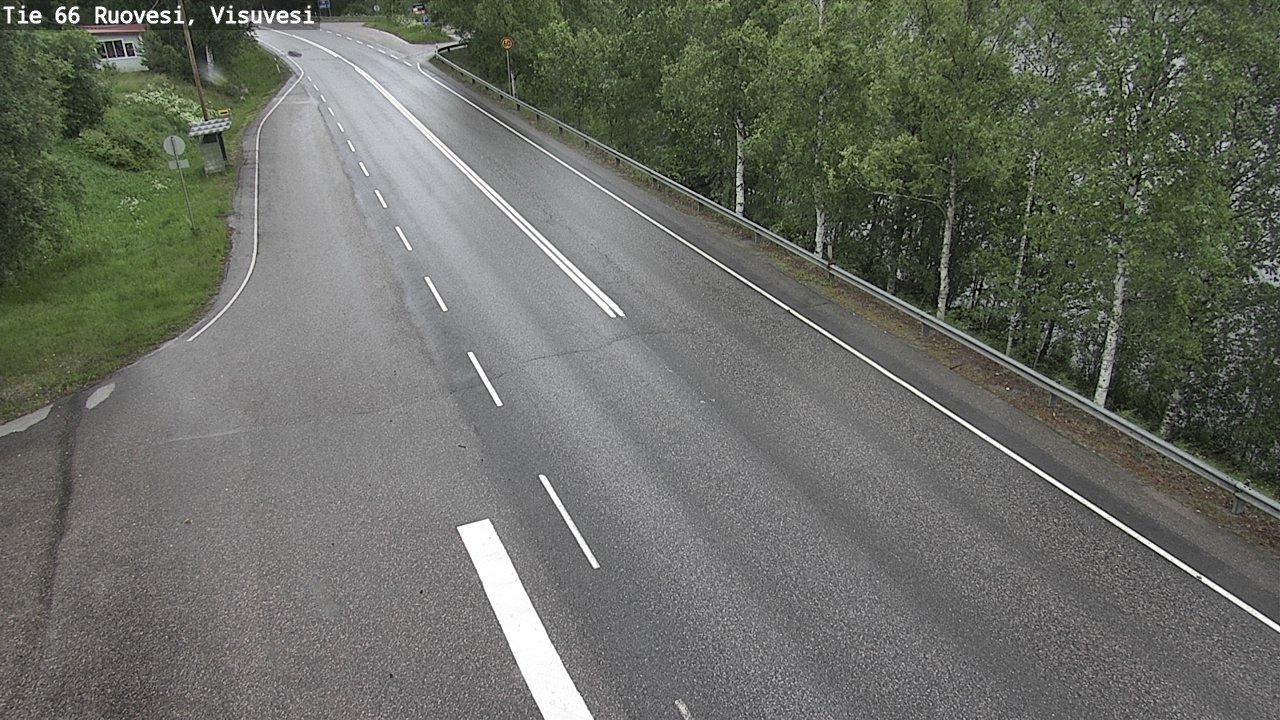 Weather Camera Image Väg 66 Ruovesi, Visuvesi, Ruovesi, Pirkanmaa
