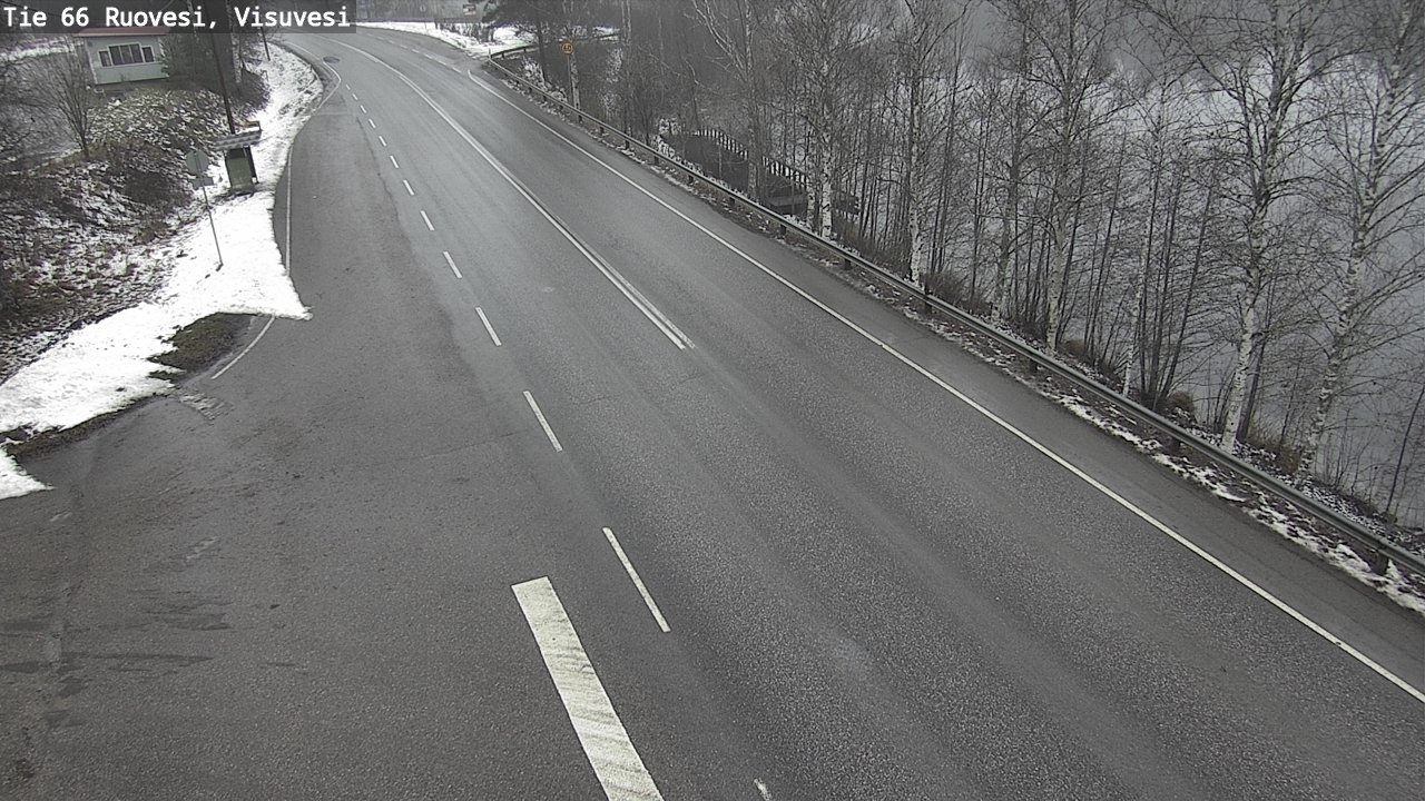 Weather Camera Image Väg 66 Ruovesi, Visuvesi, Ruovesi, Pirkanmaa