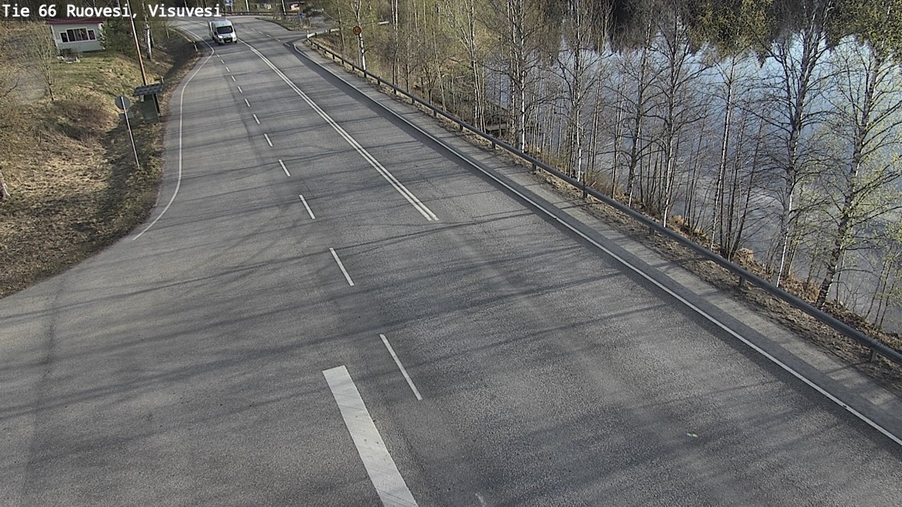 Weather Camera Image Väg 66 Ruovesi, Visuvesi, Ruovesi, Pirkanmaa