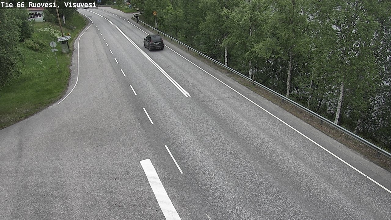 Weather Camera Image Väg 66 Ruovesi, Visuvesi, Ruovesi, Pirkanmaa