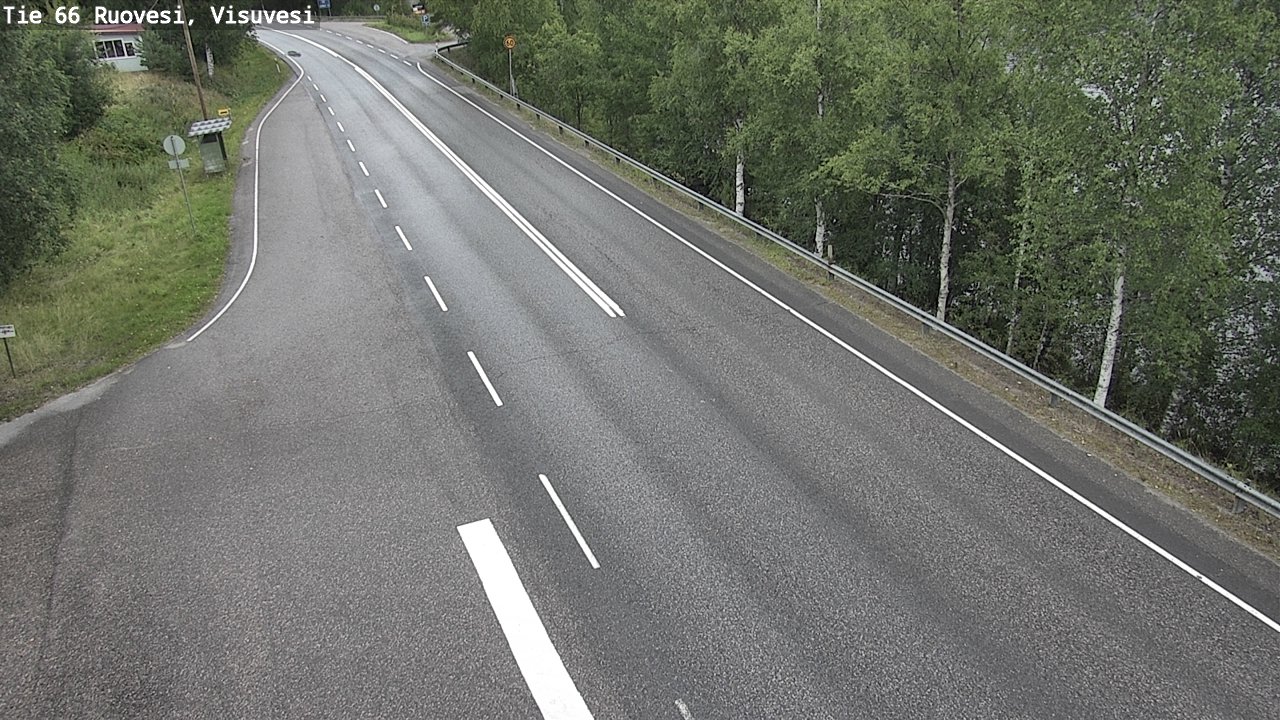 Weather Camera Image Väg 66 Ruovesi, Visuvesi, Ruovesi, Pirkanmaa