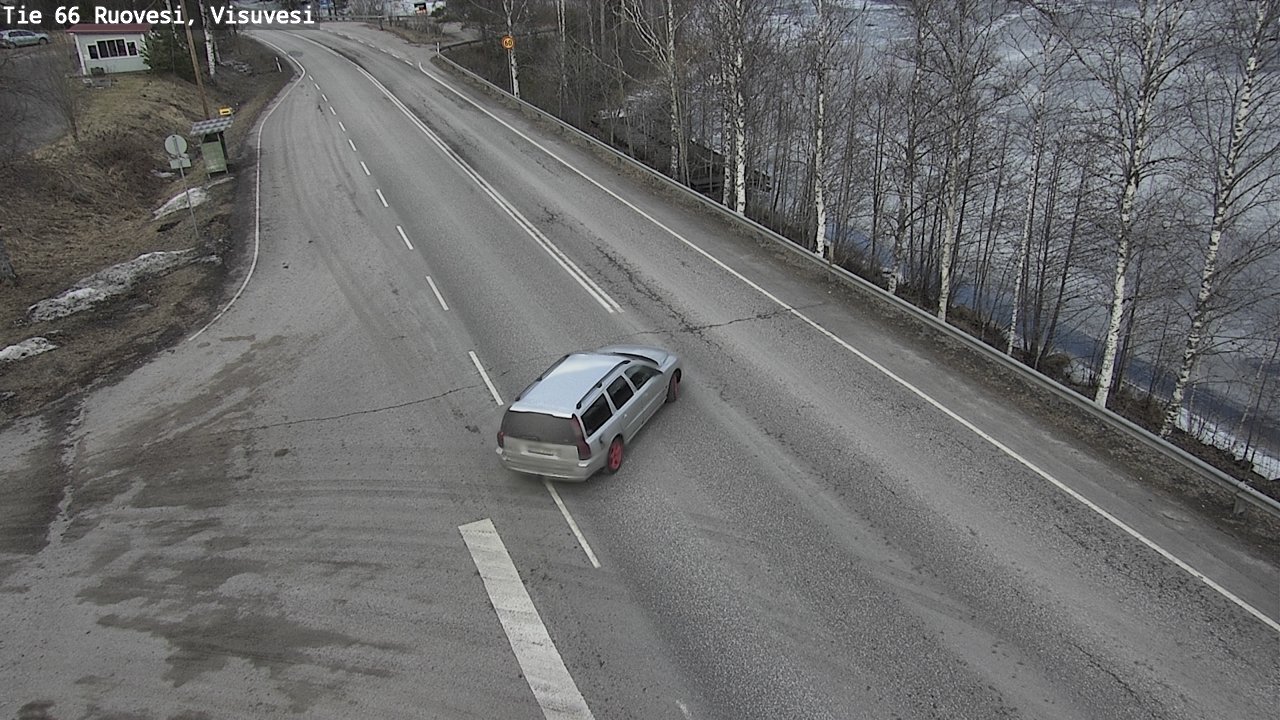 Weather Camera Image Väg 66 Ruovesi, Visuvesi, Ruovesi, Pirkanmaa