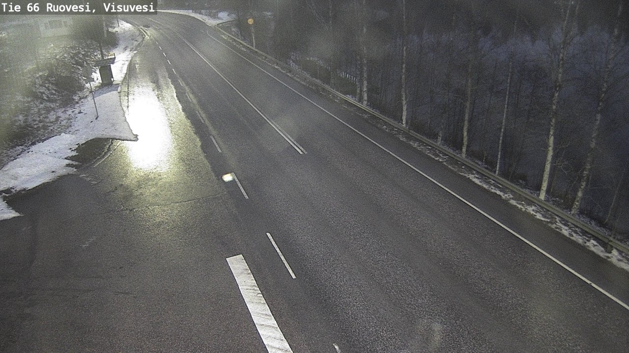 Weather Camera Image Väg 66 Ruovesi, Visuvesi, Ruovesi, Pirkanmaa