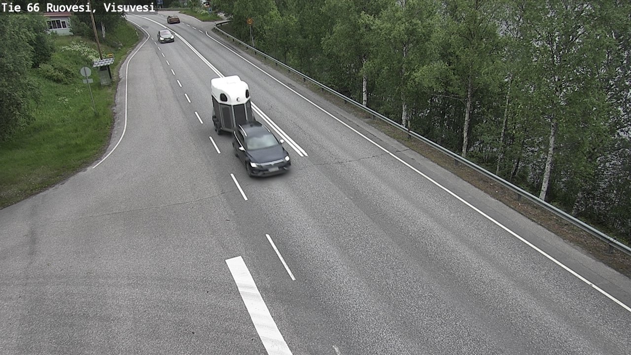 Weather Camera Image Väg 66 Ruovesi, Visuvesi, Ruovesi, Pirkanmaa