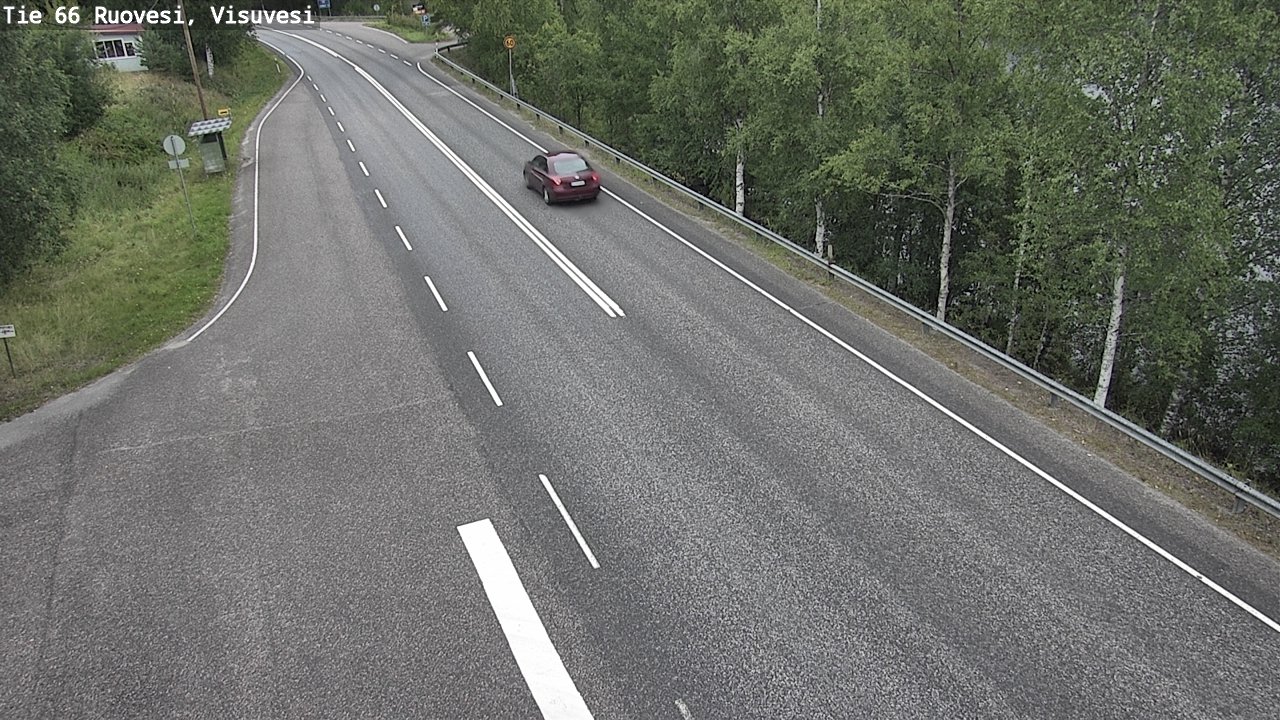 Weather Camera Image Väg 66 Ruovesi, Visuvesi, Ruovesi, Pirkanmaa