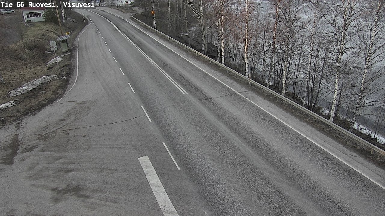 Weather Camera Image Road 66 Ruovesi, Visuvesi, Ruovesi, Pirkanmaa