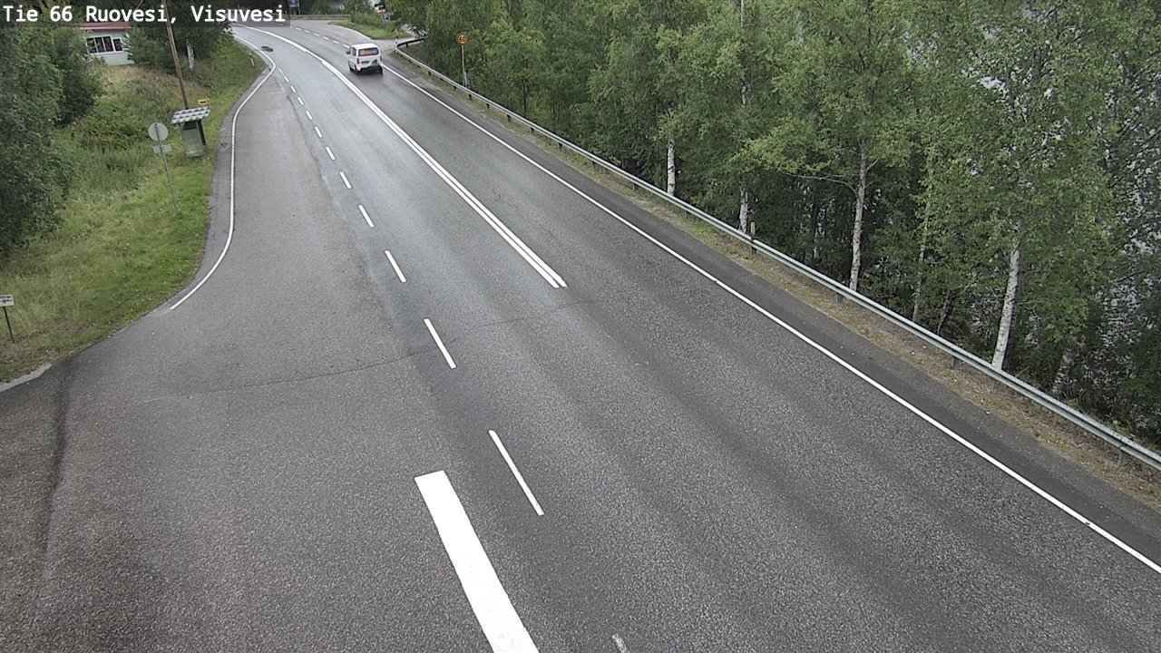 Weather Camera Image Väg 66 Ruovesi, Visuvesi, Ruovesi, Pirkanmaa