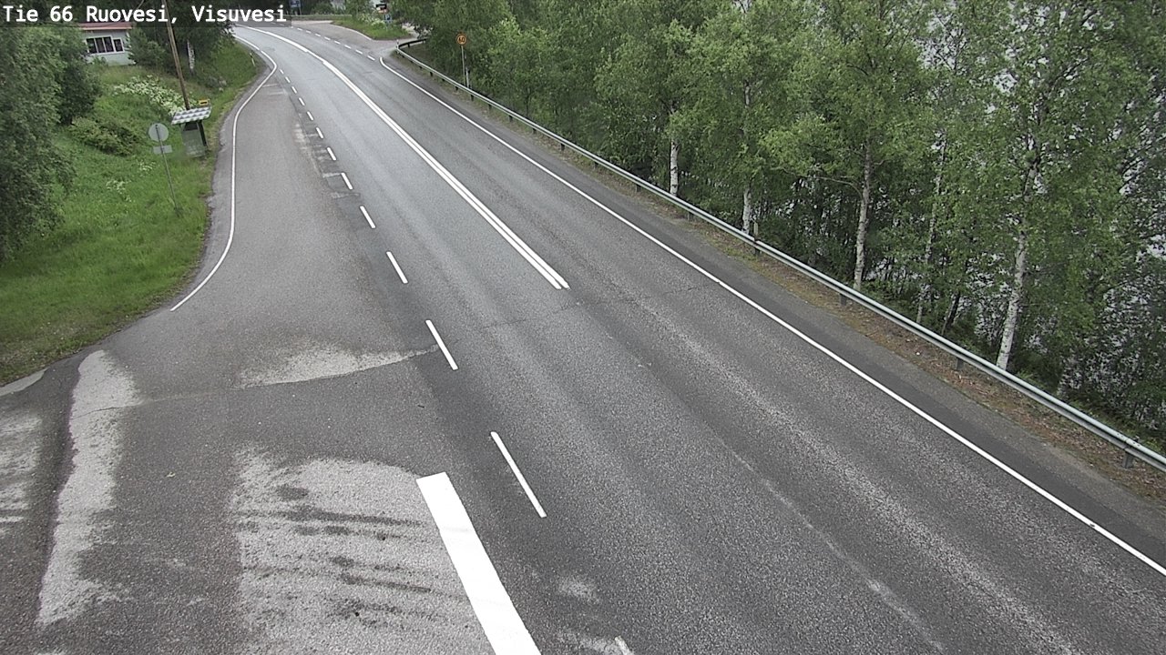 Weather Camera Image Väg 66 Ruovesi, Visuvesi, Ruovesi, Pirkanmaa