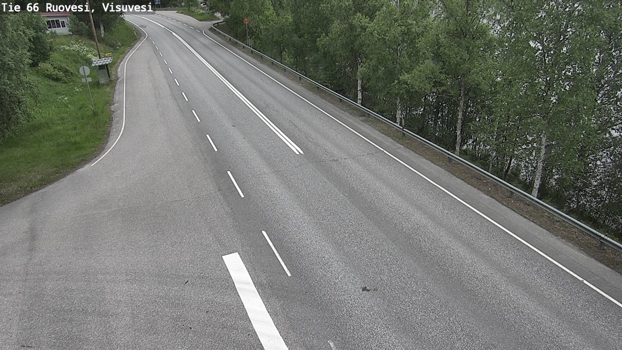 Weather Camera Image Road 66 Ruovesi, Visuvesi, Ruovesi, Pirkanmaa