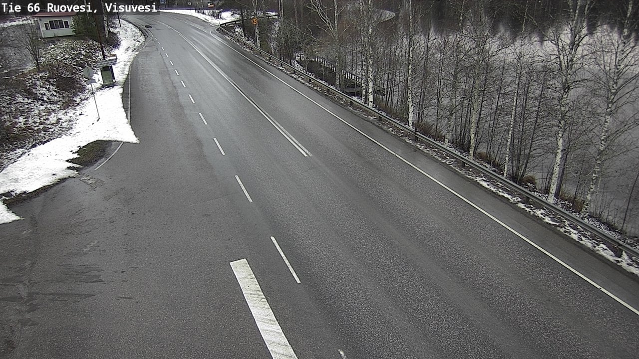 Weather Camera Image Väg 66 Ruovesi, Visuvesi, Ruovesi, Pirkanmaa